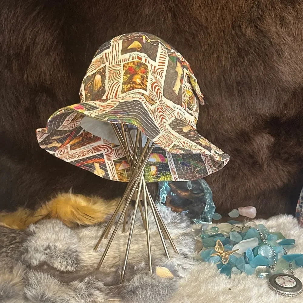 Colorful Patterned Bucket Hat OS (5235) - Picture 1 of 6